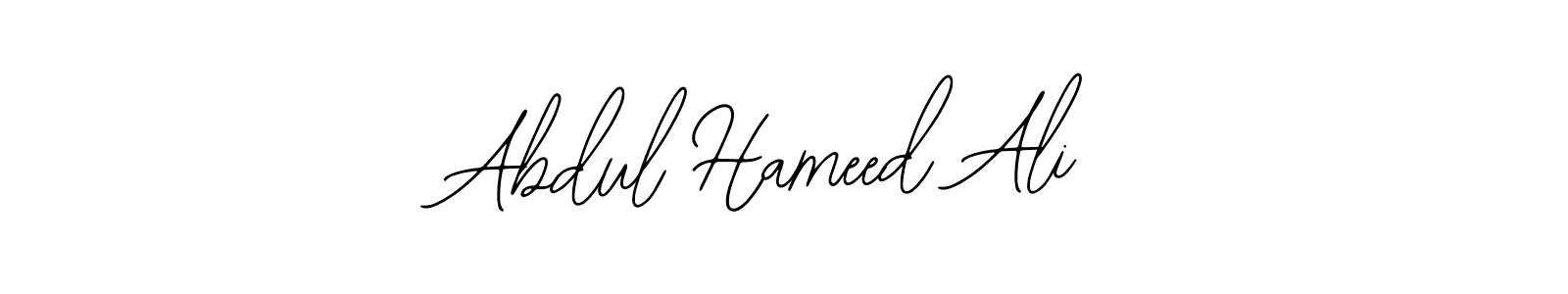 Use a signature maker to create a handwritten signature online. With this signature software, you can design (Bearetta-2O07w) your own signature for name Abdul Hameed Ali. Abdul Hameed Ali signature style 12 images and pictures png