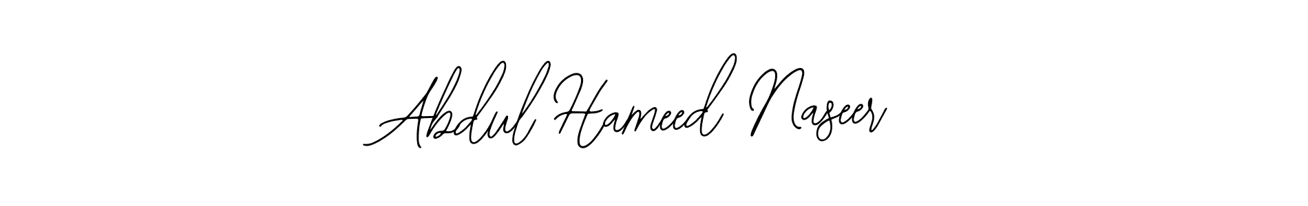 Also You can easily find your signature by using the search form. We will create Abdul Hameed Naseer name handwritten signature images for you free of cost using Bearetta-2O07w sign style. Abdul Hameed Naseer signature style 12 images and pictures png