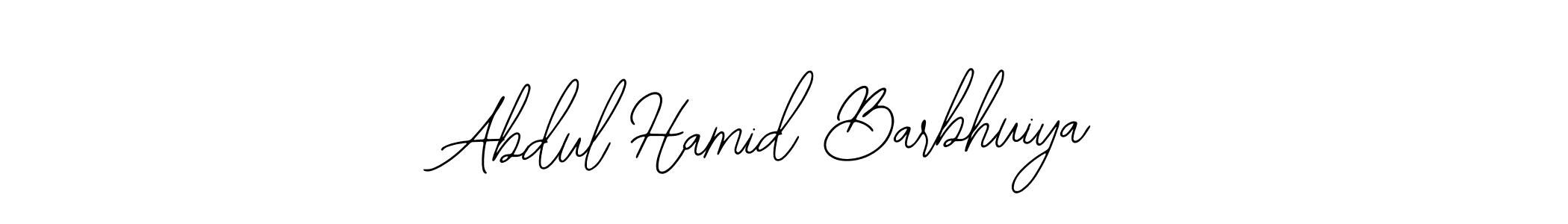 It looks lik you need a new signature style for name Abdul Hamid Barbhuiya. Design unique handwritten (Bearetta-2O07w) signature with our free signature maker in just a few clicks. Abdul Hamid Barbhuiya signature style 12 images and pictures png