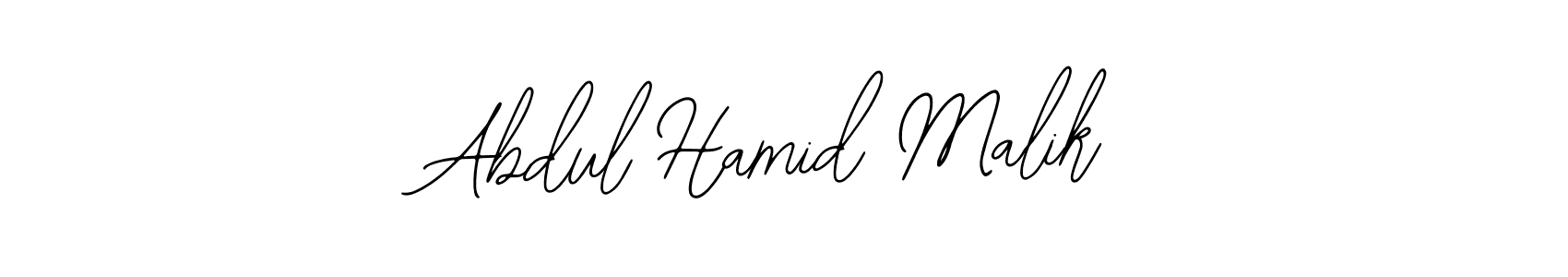 Bearetta-2O07w is a professional signature style that is perfect for those who want to add a touch of class to their signature. It is also a great choice for those who want to make their signature more unique. Get Abdul Hamid Malik name to fancy signature for free. Abdul Hamid Malik signature style 12 images and pictures png