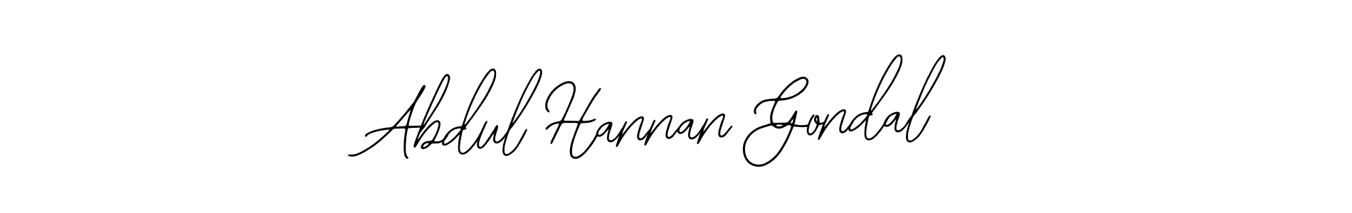 Abdul Hannan Gondal stylish signature style. Best Handwritten Sign (Bearetta-2O07w) for my name. Handwritten Signature Collection Ideas for my name Abdul Hannan Gondal. Abdul Hannan Gondal signature style 12 images and pictures png