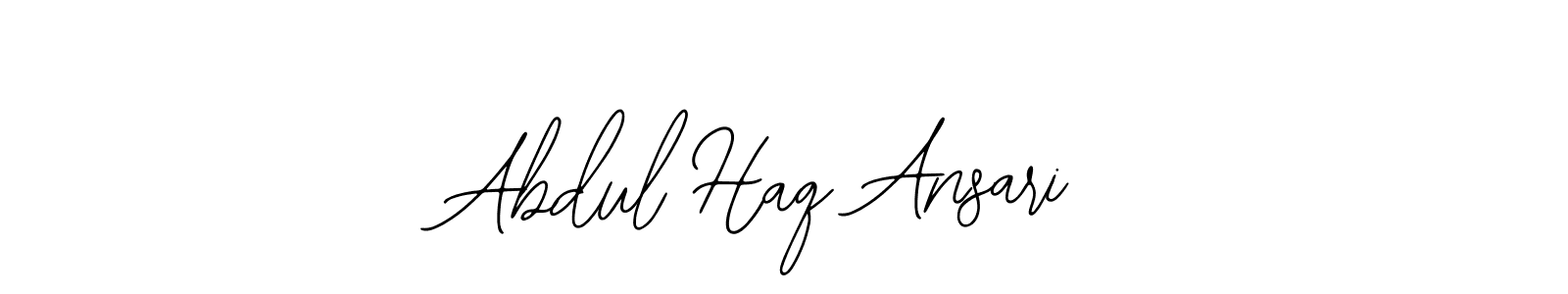 Make a beautiful signature design for name Abdul Haq Ansari. Use this online signature maker to create a handwritten signature for free. Abdul Haq Ansari signature style 12 images and pictures png