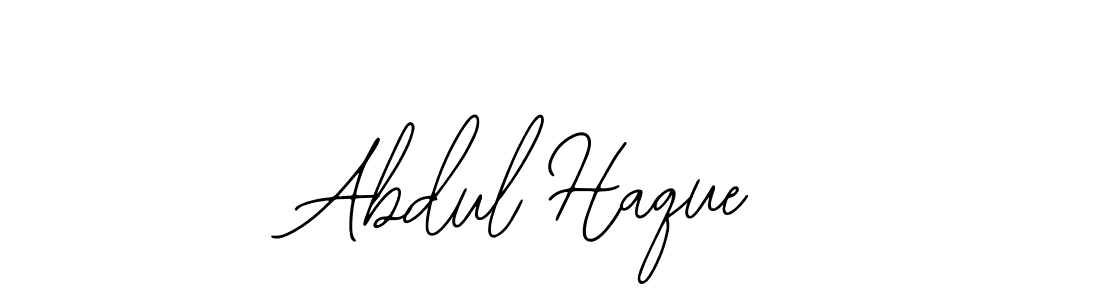 Use a signature maker to create a handwritten signature online. With this signature software, you can design (Bearetta-2O07w) your own signature for name Abdul Haque. Abdul Haque signature style 12 images and pictures png