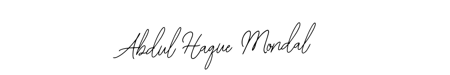 Make a beautiful signature design for name Abdul Haque Mondal. With this signature (Bearetta-2O07w) style, you can create a handwritten signature for free. Abdul Haque Mondal signature style 12 images and pictures png