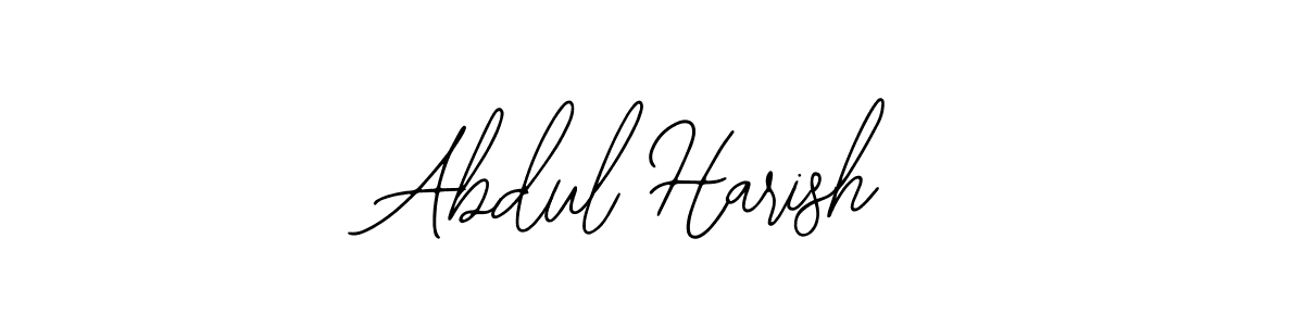 Abdul Harish stylish signature style. Best Handwritten Sign (Bearetta-2O07w) for my name. Handwritten Signature Collection Ideas for my name Abdul Harish. Abdul Harish signature style 12 images and pictures png