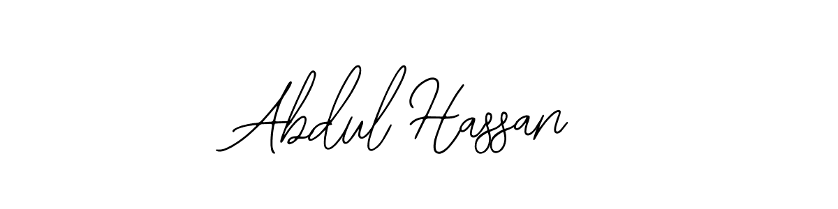 Design your own signature with our free online signature maker. With this signature software, you can create a handwritten (Bearetta-2O07w) signature for name Abdul Hassan. Abdul Hassan signature style 12 images and pictures png