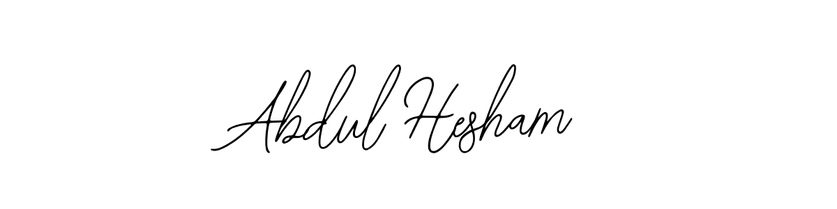 Design your own signature with our free online signature maker. With this signature software, you can create a handwritten (Bearetta-2O07w) signature for name Abdul Hesham. Abdul Hesham signature style 12 images and pictures png