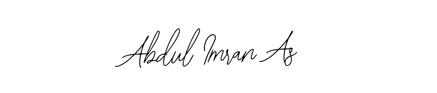 The best way (Bearetta-2O07w) to make a short signature is to pick only two or three words in your name. The name Abdul Imran As include a total of six letters. For converting this name. Abdul Imran As signature style 12 images and pictures png