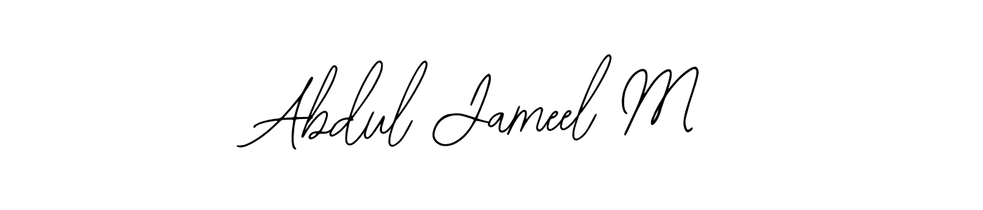 Make a beautiful signature design for name Abdul Jameel M. With this signature (Bearetta-2O07w) style, you can create a handwritten signature for free. Abdul Jameel M signature style 12 images and pictures png