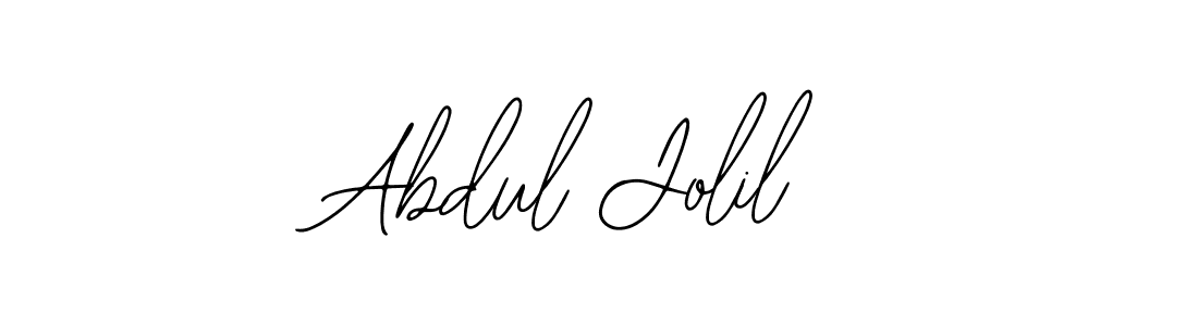 How to Draw Abdul Jolil signature style? Bearetta-2O07w is a latest design signature styles for name Abdul Jolil. Abdul Jolil signature style 12 images and pictures png