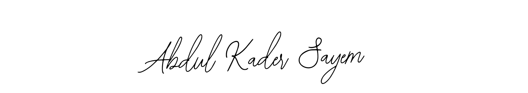 See photos of Abdul Kader Sayem official signature by Spectra . Check more albums & portfolios. Read reviews & check more about Bearetta-2O07w font. Abdul Kader Sayem signature style 12 images and pictures png