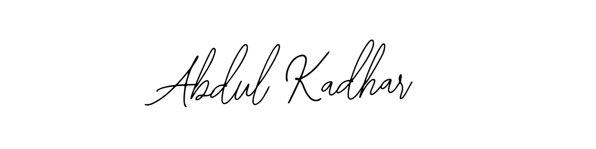 How to Draw Abdul Kadhar signature style? Bearetta-2O07w is a latest design signature styles for name Abdul Kadhar. Abdul Kadhar signature style 12 images and pictures png