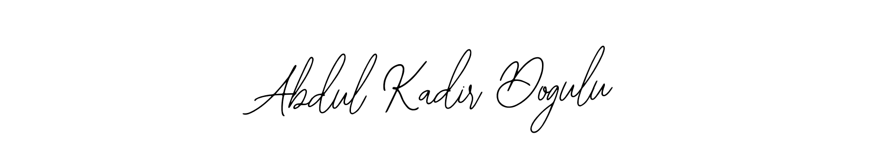 Make a beautiful signature design for name Abdul Kadir Dogulu. With this signature (Bearetta-2O07w) style, you can create a handwritten signature for free. Abdul Kadir Dogulu signature style 12 images and pictures png