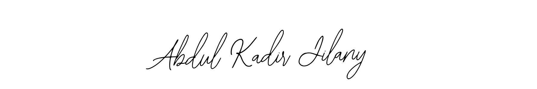 The best way (Bearetta-2O07w) to make a short signature is to pick only two or three words in your name. The name Abdul Kadir Jilany include a total of six letters. For converting this name. Abdul Kadir Jilany signature style 12 images and pictures png