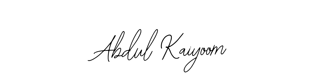 The best way (Bearetta-2O07w) to make a short signature is to pick only two or three words in your name. The name Abdul Kaiyoom include a total of six letters. For converting this name. Abdul Kaiyoom signature style 12 images and pictures png