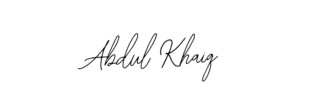 How to make Abdul Khaiq signature? Bearetta-2O07w is a professional autograph style. Create handwritten signature for Abdul Khaiq name. Abdul Khaiq signature style 12 images and pictures png