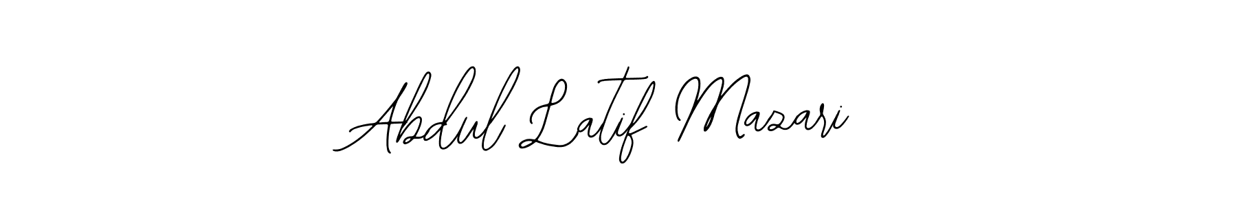 if you are searching for the best signature style for your name Abdul Latif Mazari. so please give up your signature search. here we have designed multiple signature styles  using Bearetta-2O07w. Abdul Latif Mazari signature style 12 images and pictures png