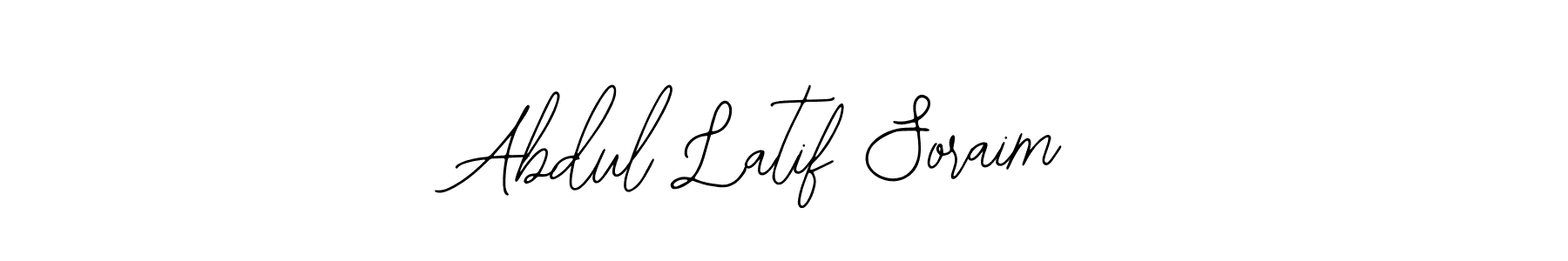 Make a beautiful signature design for name Abdul Latif Soraim. With this signature (Bearetta-2O07w) style, you can create a handwritten signature for free. Abdul Latif Soraim signature style 12 images and pictures png