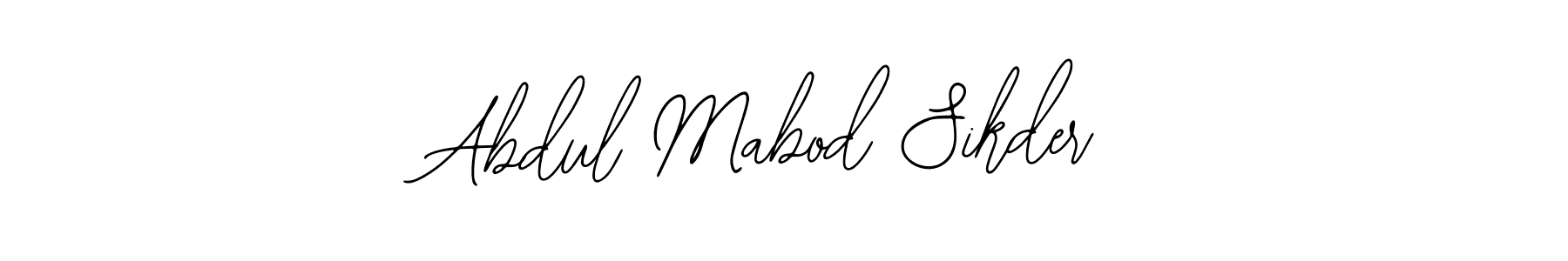 How to make Abdul Mabod Sikder signature? Bearetta-2O07w is a professional autograph style. Create handwritten signature for Abdul Mabod Sikder name. Abdul Mabod Sikder signature style 12 images and pictures png