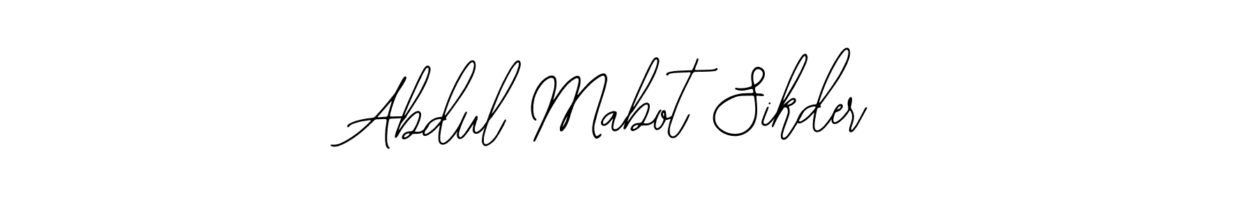 Abdul Mabot Sikder stylish signature style. Best Handwritten Sign (Bearetta-2O07w) for my name. Handwritten Signature Collection Ideas for my name Abdul Mabot Sikder. Abdul Mabot Sikder signature style 12 images and pictures png