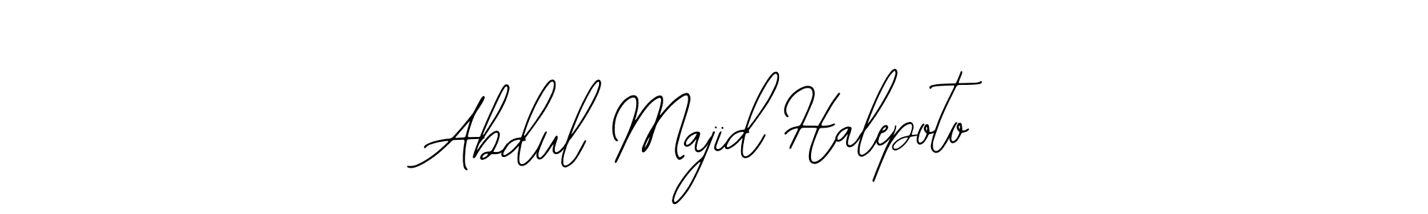 if you are searching for the best signature style for your name Abdul Majid Halepoto. so please give up your signature search. here we have designed multiple signature styles  using Bearetta-2O07w. Abdul Majid Halepoto signature style 12 images and pictures png