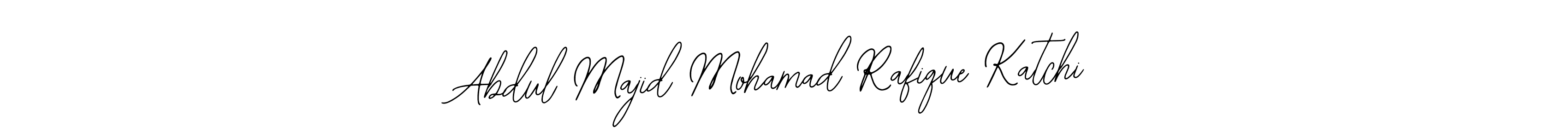 Similarly Bearetta-2O07w is the best handwritten signature design. Signature creator online .You can use it as an online autograph creator for name Abdul Majid Mohamad Rafique Katchi. Abdul Majid Mohamad Rafique Katchi signature style 12 images and pictures png