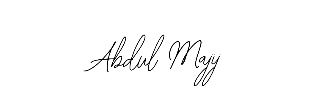 You should practise on your own different ways (Bearetta-2O07w) to write your name (Abdul Majij) in signature. don't let someone else do it for you. Abdul Majij signature style 12 images and pictures png
