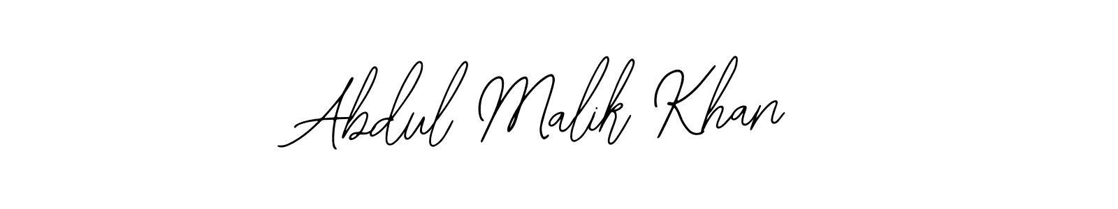 How to make Abdul Malik Khan name signature. Use Bearetta-2O07w style for creating short signs online. This is the latest handwritten sign. Abdul Malik Khan signature style 12 images and pictures png