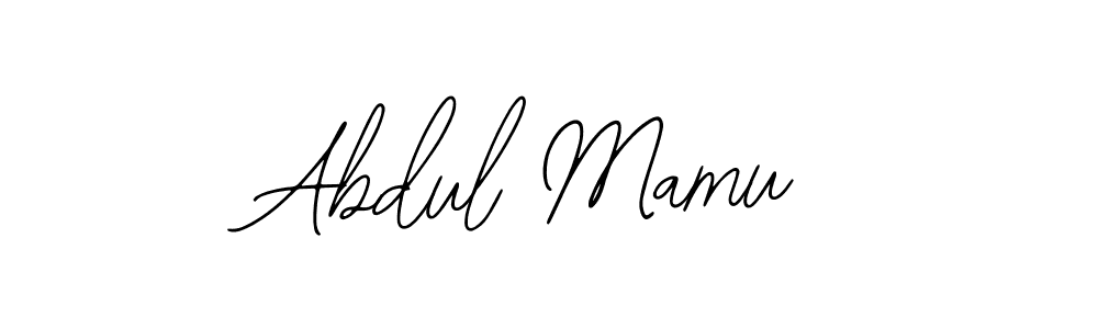 The best way (Bearetta-2O07w) to make a short signature is to pick only two or three words in your name. The name Abdul Mamu include a total of six letters. For converting this name. Abdul Mamu signature style 12 images and pictures png