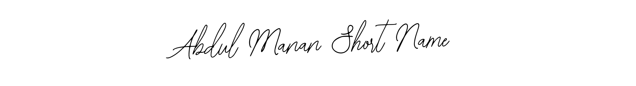 Bearetta-2O07w is a professional signature style that is perfect for those who want to add a touch of class to their signature. It is also a great choice for those who want to make their signature more unique. Get Abdul Manan Short Name name to fancy signature for free. Abdul Manan Short Name signature style 12 images and pictures png