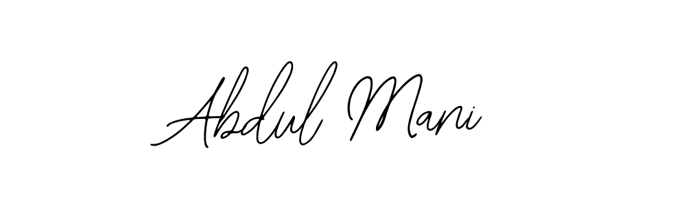 Make a short Abdul Mani signature style. Manage your documents anywhere anytime using Bearetta-2O07w. Create and add eSignatures, submit forms, share and send files easily. Abdul Mani signature style 12 images and pictures png