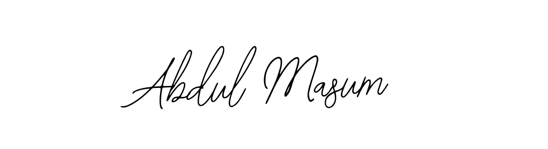 Use a signature maker to create a handwritten signature online. With this signature software, you can design (Bearetta-2O07w) your own signature for name Abdul Masum. Abdul Masum signature style 12 images and pictures png