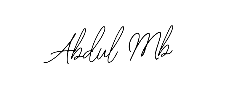 if you are searching for the best signature style for your name Abdul Mb. so please give up your signature search. here we have designed multiple signature styles  using Bearetta-2O07w. Abdul Mb signature style 12 images and pictures png