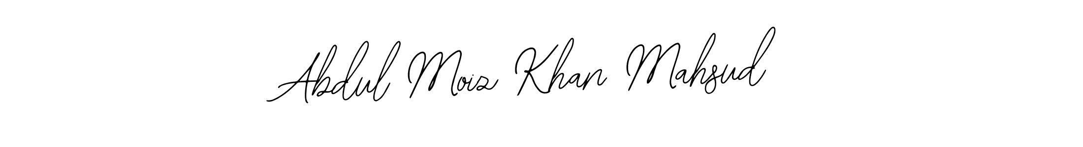 You should practise on your own different ways (Bearetta-2O07w) to write your name (Abdul Moiz Khan Mahsud) in signature. don't let someone else do it for you. Abdul Moiz Khan Mahsud signature style 12 images and pictures png