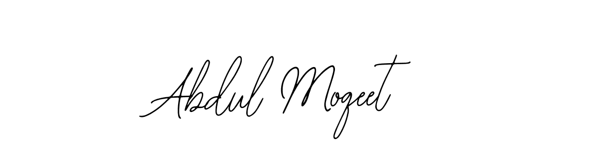 You should practise on your own different ways (Bearetta-2O07w) to write your name (Abdul Moqeet) in signature. don't let someone else do it for you. Abdul Moqeet signature style 12 images and pictures png