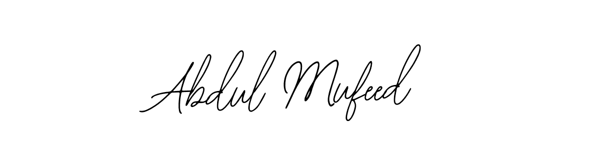 How to make Abdul Mufeed signature? Bearetta-2O07w is a professional autograph style. Create handwritten signature for Abdul Mufeed name. Abdul Mufeed signature style 12 images and pictures png