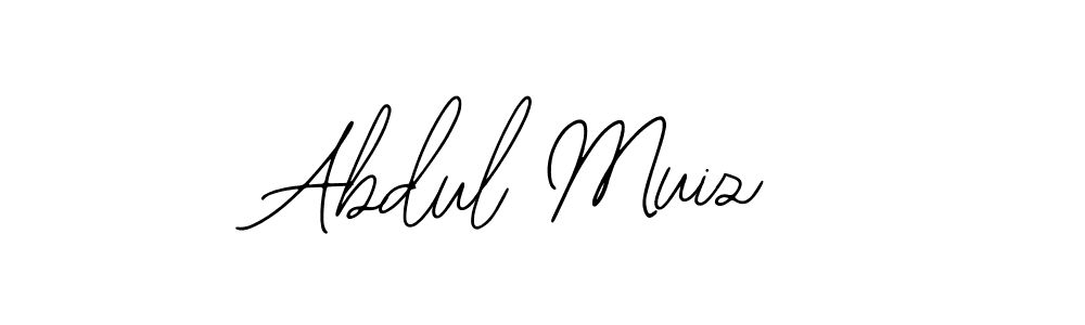 Use a signature maker to create a handwritten signature online. With this signature software, you can design (Bearetta-2O07w) your own signature for name Abdul Muiz. Abdul Muiz signature style 12 images and pictures png