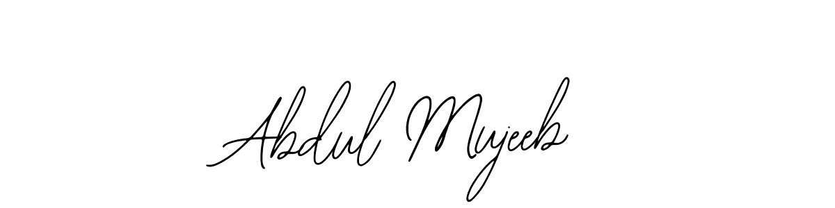 How to Draw Abdul Mujeeb signature style? Bearetta-2O07w is a latest design signature styles for name Abdul Mujeeb. Abdul Mujeeb signature style 12 images and pictures png