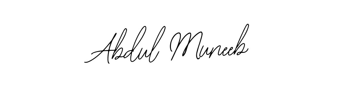 You should practise on your own different ways (Bearetta-2O07w) to write your name (Abdul Muneeb) in signature. don't let someone else do it for you. Abdul Muneeb signature style 12 images and pictures png