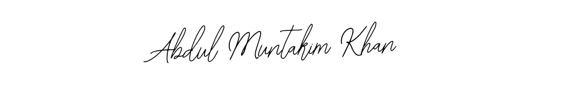Make a beautiful signature design for name Abdul Muntakim Khan. With this signature (Bearetta-2O07w) style, you can create a handwritten signature for free. Abdul Muntakim Khan signature style 12 images and pictures png