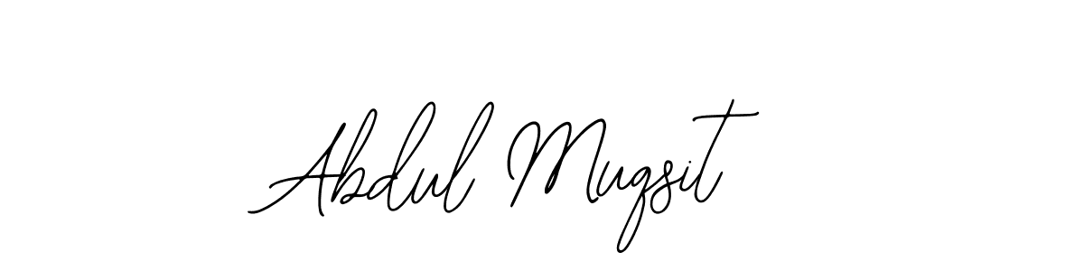 You should practise on your own different ways (Bearetta-2O07w) to write your name (Abdul Muqsit) in signature. don't let someone else do it for you. Abdul Muqsit signature style 12 images and pictures png