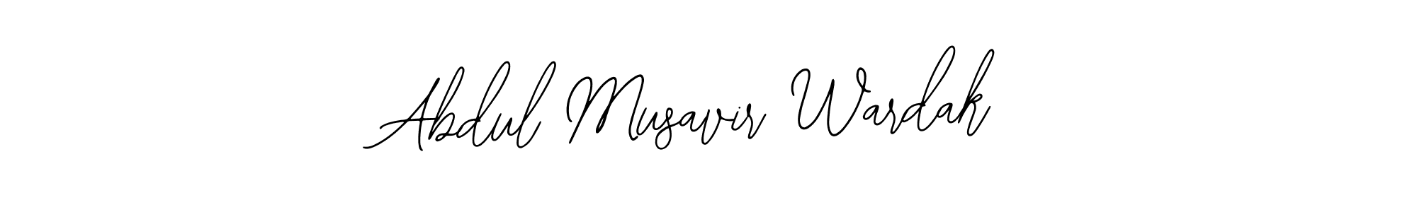 Also we have Abdul Musavir Wardak name is the best signature style. Create professional handwritten signature collection using Bearetta-2O07w autograph style. Abdul Musavir Wardak signature style 12 images and pictures png