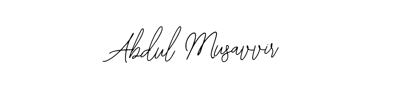 You should practise on your own different ways (Bearetta-2O07w) to write your name (Abdul Musavvir) in signature. don't let someone else do it for you. Abdul Musavvir signature style 12 images and pictures png