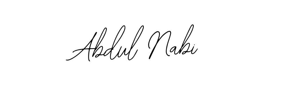 Bearetta-2O07w is a professional signature style that is perfect for those who want to add a touch of class to their signature. It is also a great choice for those who want to make their signature more unique. Get Abdul Nabi name to fancy signature for free. Abdul Nabi signature style 12 images and pictures png