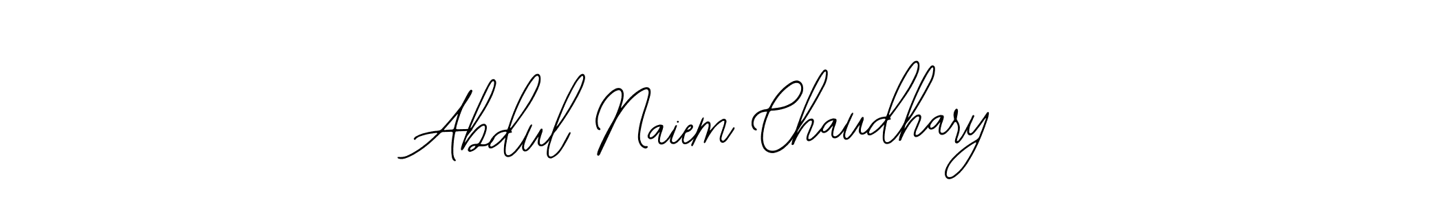 How to make Abdul Naiem Chaudhary name signature. Use Bearetta-2O07w style for creating short signs online. This is the latest handwritten sign. Abdul Naiem Chaudhary signature style 12 images and pictures png