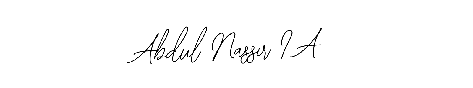 Also we have Abdul Nassir I A name is the best signature style. Create professional handwritten signature collection using Bearetta-2O07w autograph style. Abdul Nassir I A signature style 12 images and pictures png