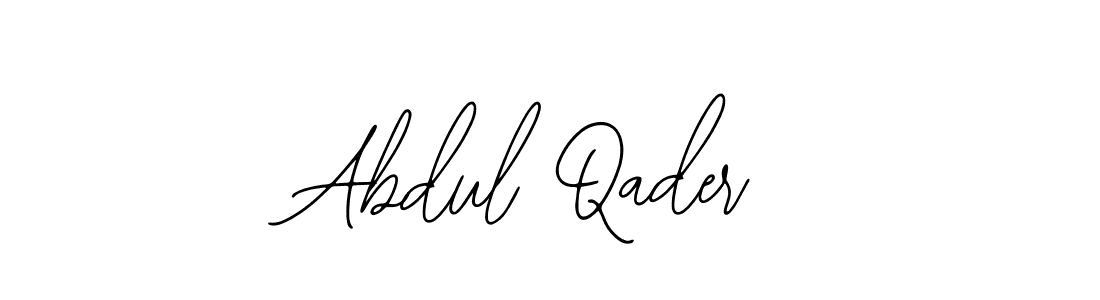 Design your own signature with our free online signature maker. With this signature software, you can create a handwritten (Bearetta-2O07w) signature for name Abdul Qader. Abdul Qader signature style 12 images and pictures png