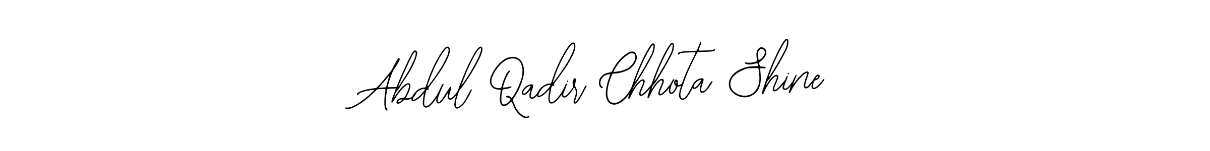 Make a beautiful signature design for name Abdul Qadir Chhota Shine. Use this online signature maker to create a handwritten signature for free. Abdul Qadir Chhota Shine signature style 12 images and pictures png