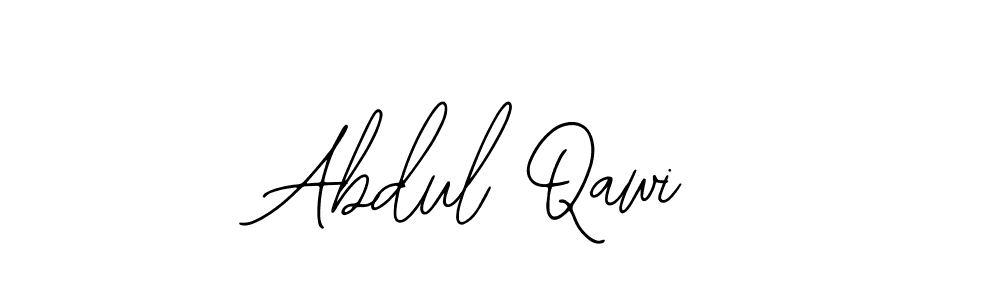 You should practise on your own different ways (Bearetta-2O07w) to write your name (Abdul Qawi) in signature. don't let someone else do it for you. Abdul Qawi signature style 12 images and pictures png