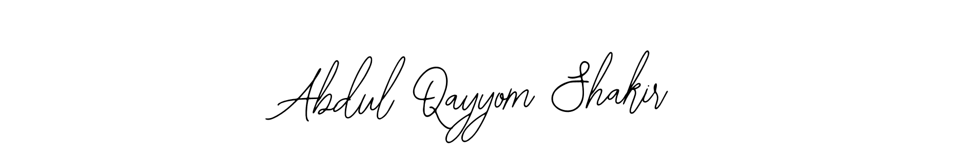 It looks lik you need a new signature style for name Abdul Qayyom Shakir. Design unique handwritten (Bearetta-2O07w) signature with our free signature maker in just a few clicks. Abdul Qayyom Shakir signature style 12 images and pictures png